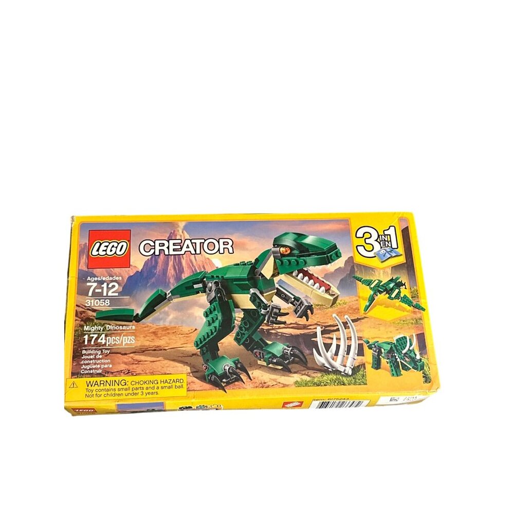 LEGO Creator Mighty Dinosaurs 31058 3-In-1 Building Kit 174 Pieces Ages 7-12 Gre - Picture 2 of 7